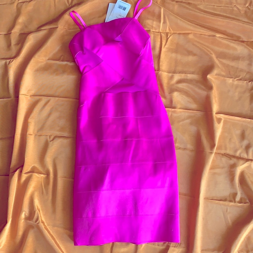 Hot pink dress (stretch)